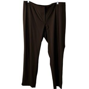 St. John Women's Brown Wool Blend‎ Trousers in Size 12
